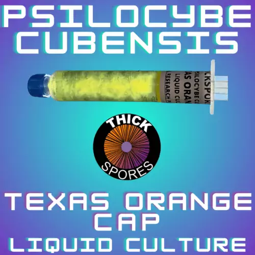 Texas Orange Cap Liquid Culture Syringe