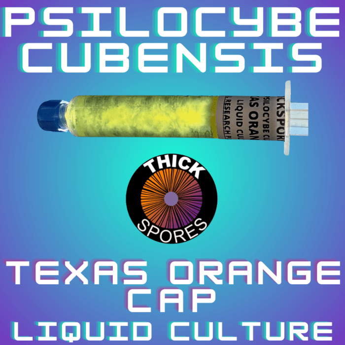 Texas Orange Cap Liquid Culture 10cc