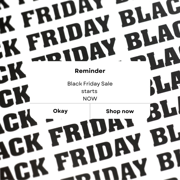 black friday popup